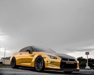 Nissan GT-R Gold Chrome on ADV.1 Wheels (ADV5.0 M.V2 SL) 2019 года